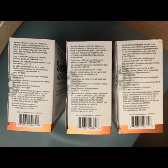 SeroVital Advanced Supplements: 3 Boxes - Picture 3 of 4
